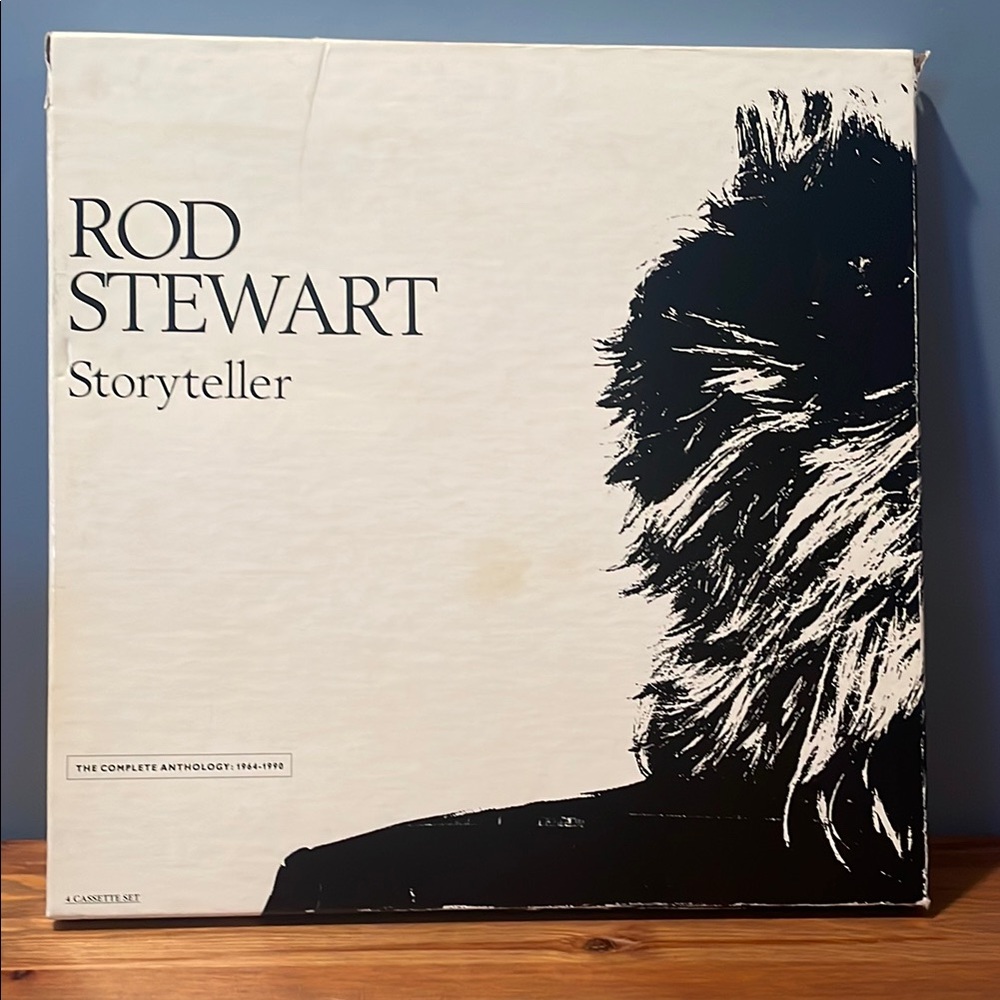 🖤Rod Stewart StoryTeller 4 Cassette Box set
